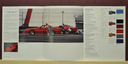 1989 Chevy Camaro dealer brochure ad., IROC Z-28 and RS