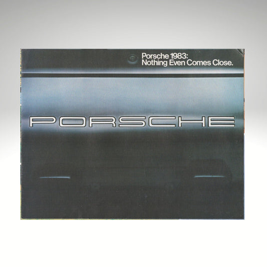 1983 Porsche Audi dealer brochure 911SC 928S Quattro Coupe GT Audi 5000 Turbo sales literature