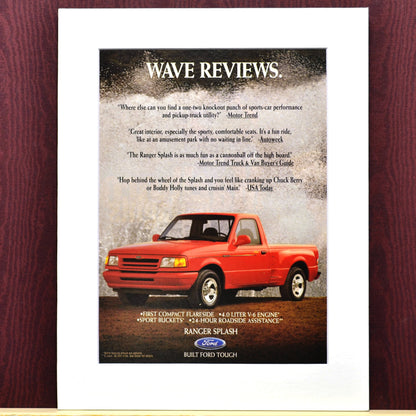 1993 Ford Ranger Splash Ad 