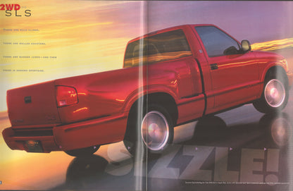 1998 GMC Sonoma pickup truck original dealer sales brochure 