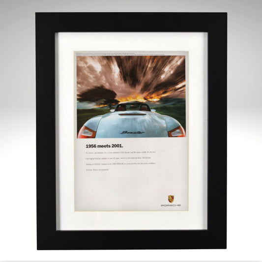 1997 Porsche Boxster original vintage ad framed print