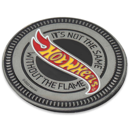 Hot Wheels Car Embossed Metal Badge