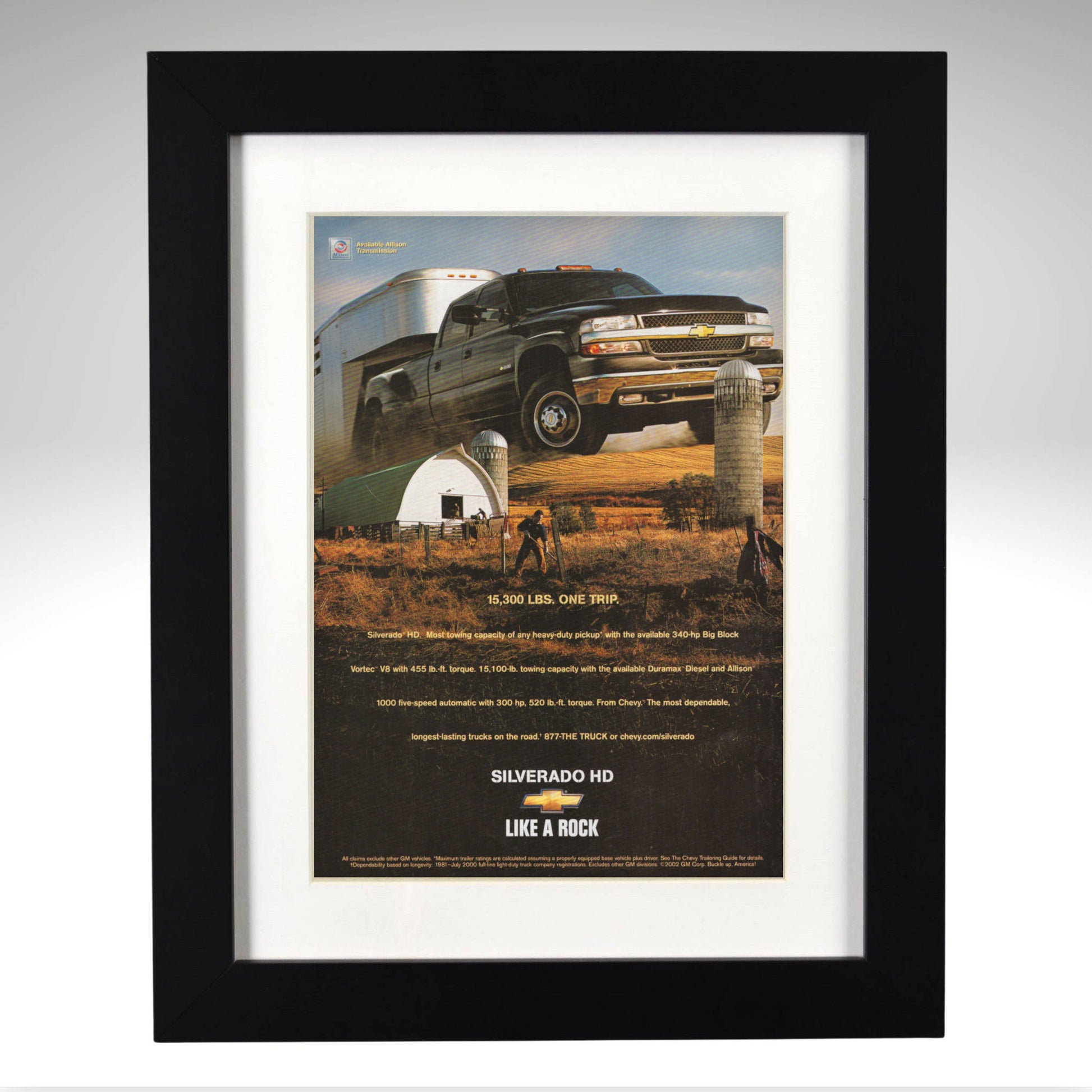 2002-chevy-silverado-hd-like-a-rock-framed-print-duramax-truck-art