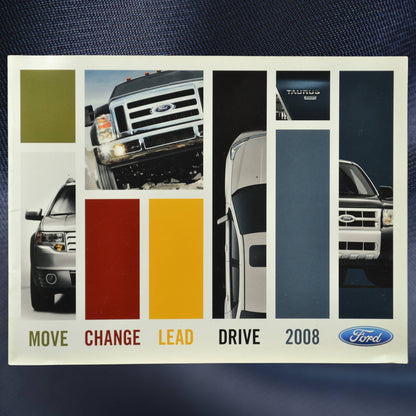 Front cover of 2008 Ford Cars and Trucks Sales Brochure – Taurus and Super Duty