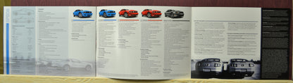 Full model lineup and technical specifications for 2010 Ford Mustang including V6, GT, and Shelby GT500 – scanned from NOS catalog