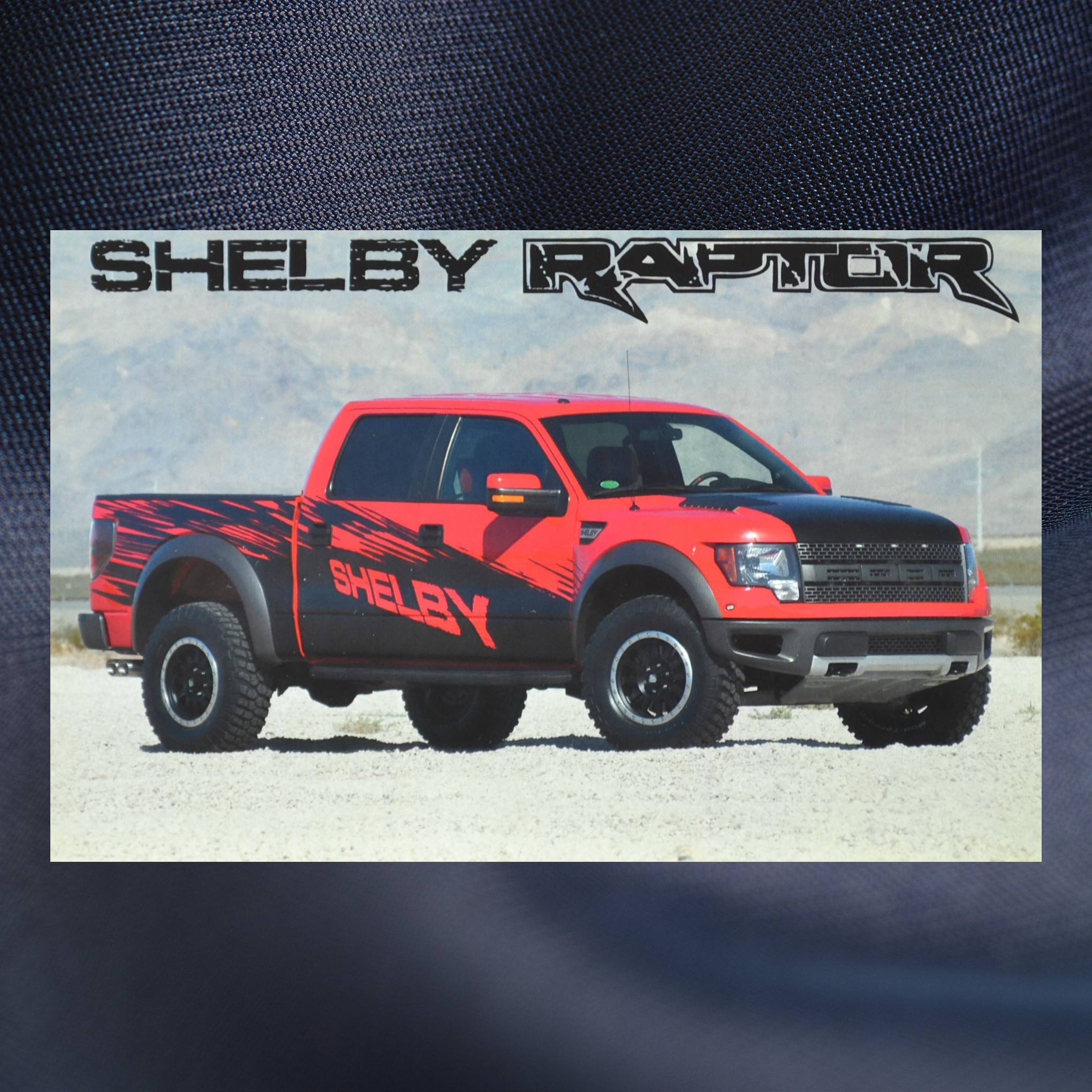 2011-2014 Shelby Raptor F-150 Promo Card | Ford Truck Memorabilia ...