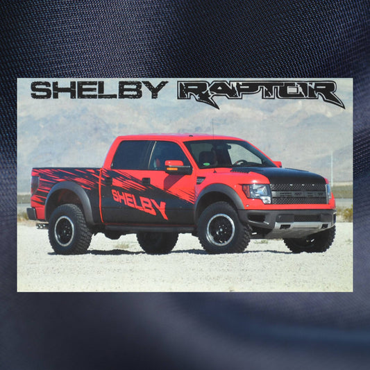 2011-2014 Shelby Raptor F-150 Promo Card - Front Side - Ford Truck Memorabilia