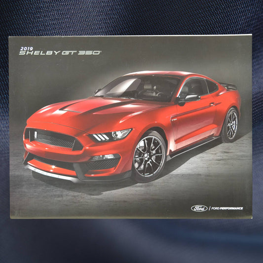 2019 Shelby GT-350 Dealer Brochure Front Cover – Featuring GT-350R in Red