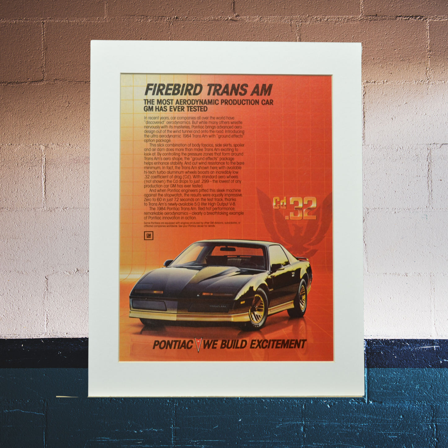 1984 Pontiac Firebird Trans Am Ad