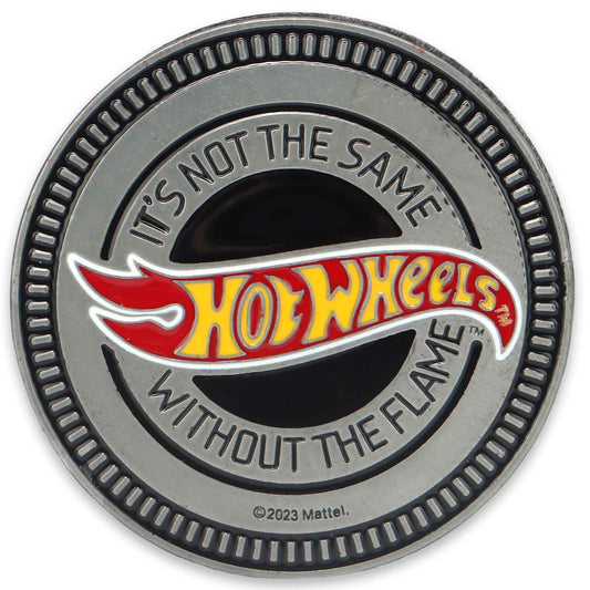 Hot Wheels Car Embossed Metal Badge