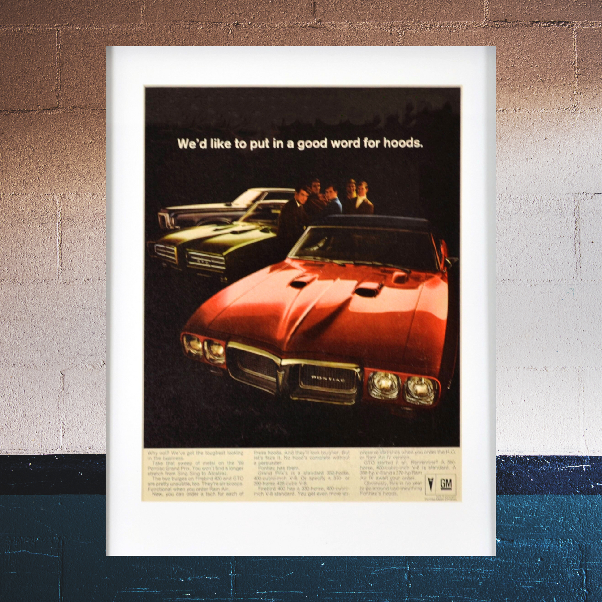 1969 Pontiac Firebird, GTO & Grand Prix Ad 