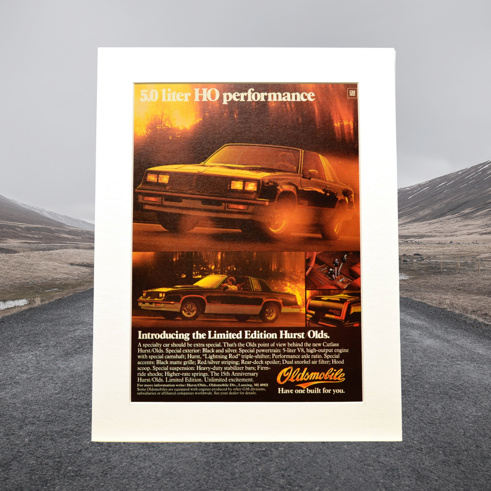 Own a Piece of History:  Vintage 1984 Hurst/Olds Print