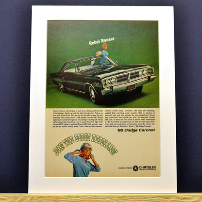 Own a Piece of Dodge History: 1966 Coronet Ad