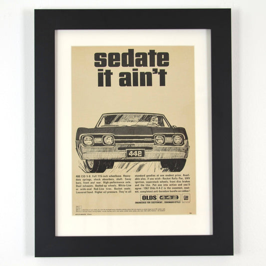 Own a Piece of Olds History: 1967 442 Framed Print