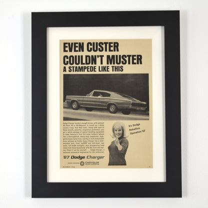 1967 Dodge Charger Framed Art