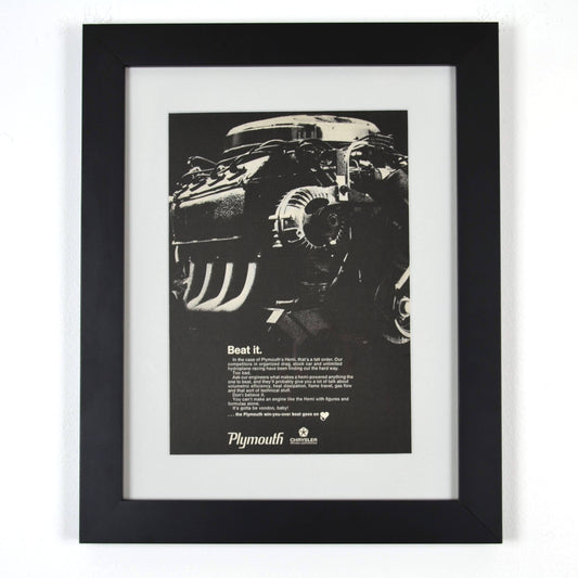 1967 Plymouth 426 Hemi Framed Print Ad