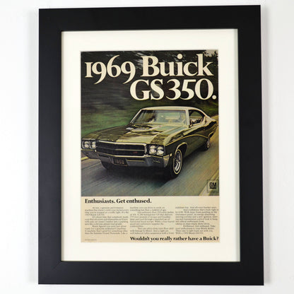 1969 Buick GS 350 print framed