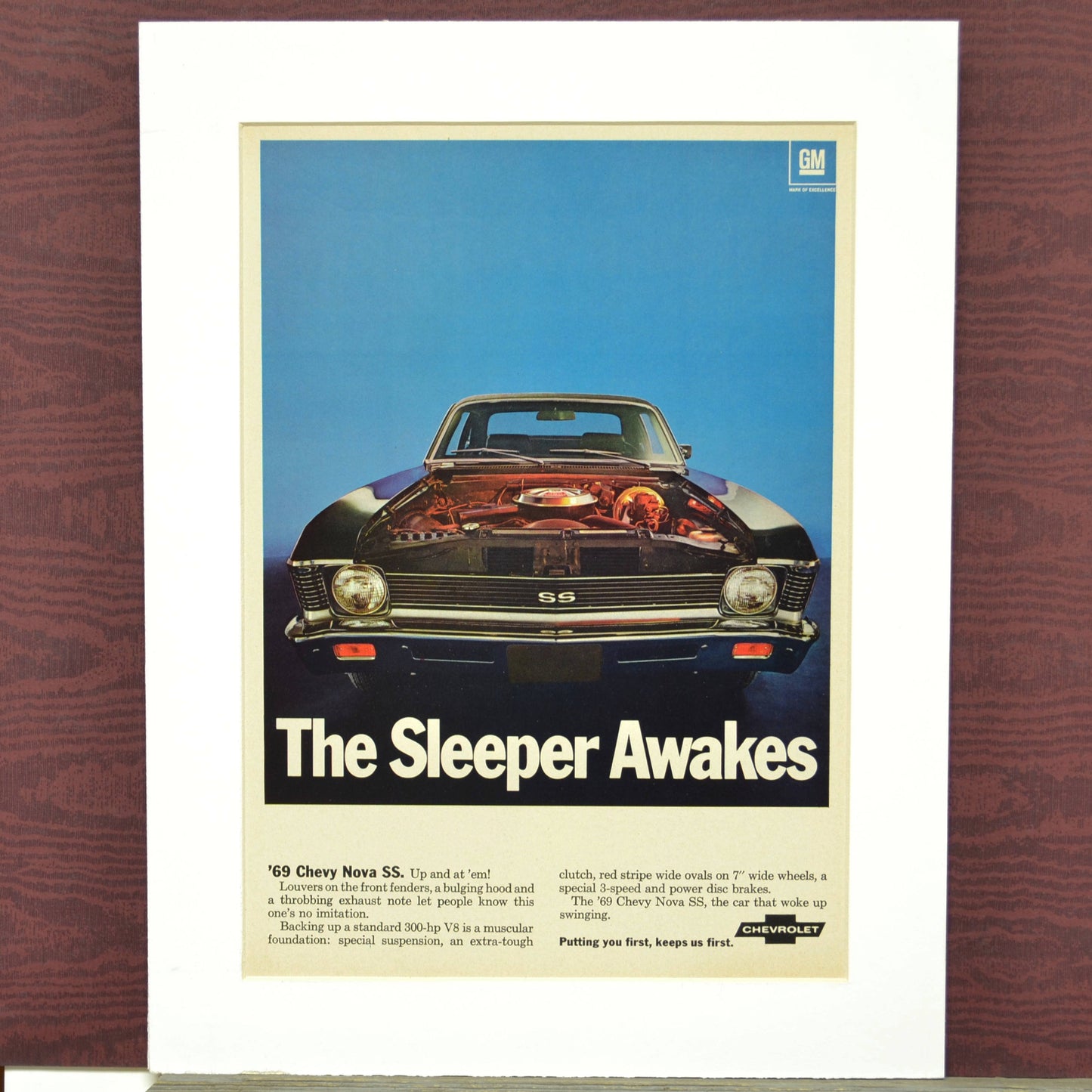 1969 Chevrolet nova SS print ad