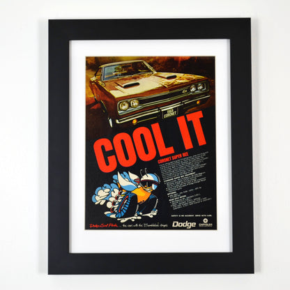 69 dodge coronet print framed