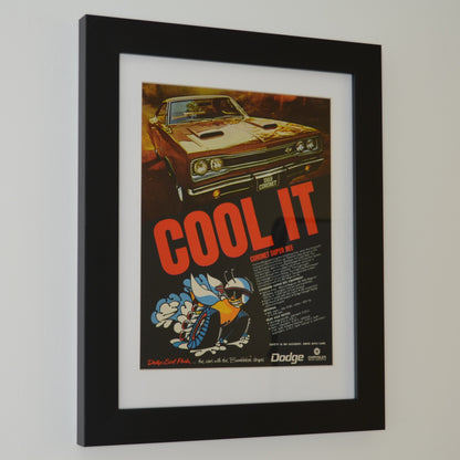 69 dodge coronet print framed side view