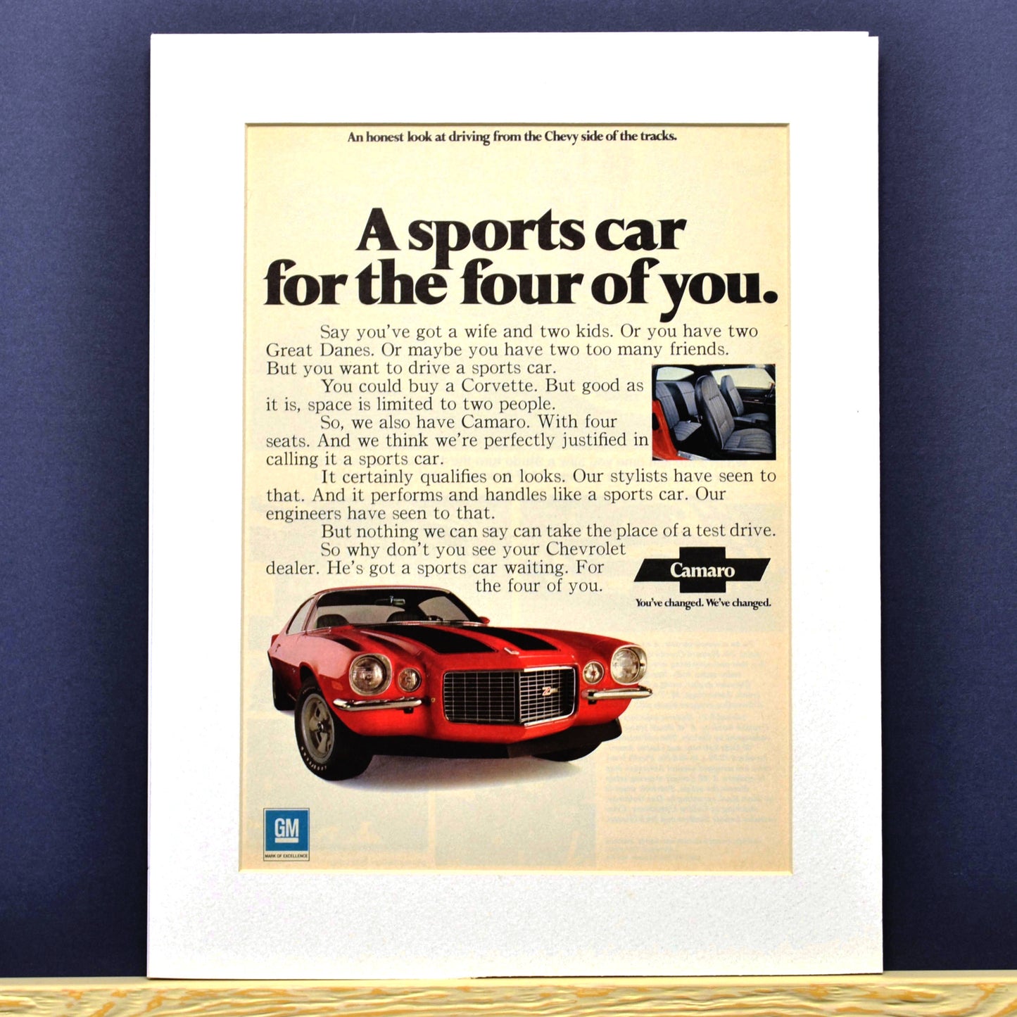 1970 Chevrolet Camaro Z-28 Ad 2