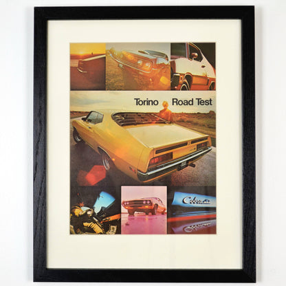 70 Ford Torino classic car print, framed