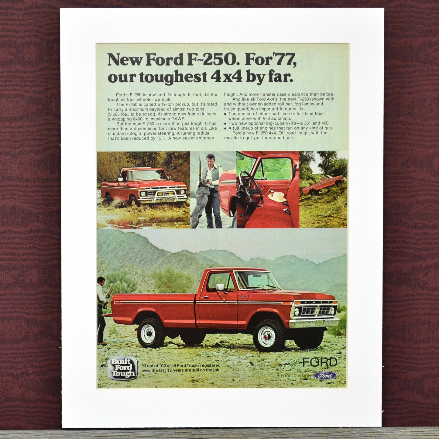 1977 Ford F250 Pickup Truck Print