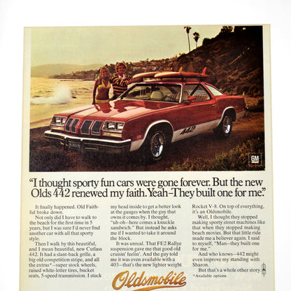 1977 Oldsmobile 442 memorabilia