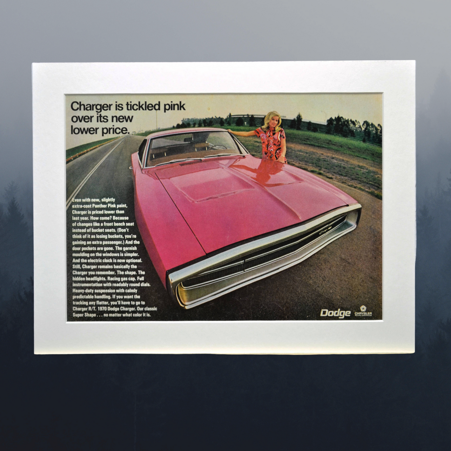 1970 Dodge Charger R/T - Iconic Vintage Mopar Wall Art for Car Enthusiasts