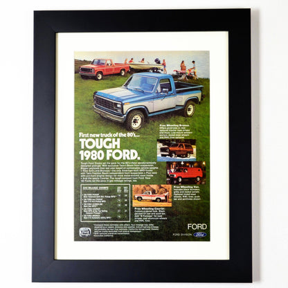 Own a Piece of Ford Tough: Framed 1980 F150 Ad