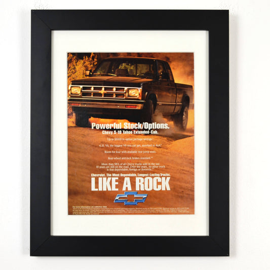 1981-1993 Chevrolet S-10 Ad - "Like a Rock"