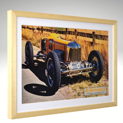 Classic Miller race car artwork for mancave decor
