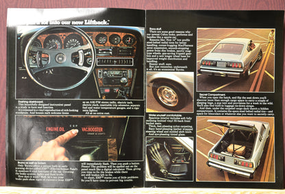 1976 Toyota Celica Dealer Ad Brochure – Vintage Automotive Literature 4-5