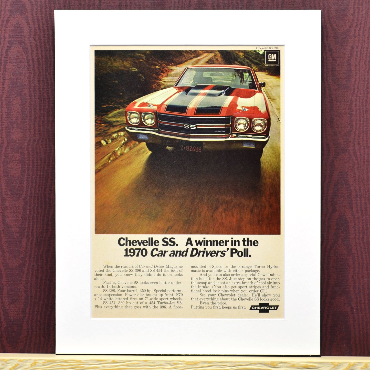 1970 Chevrolet Chevelle SS 454 Ad