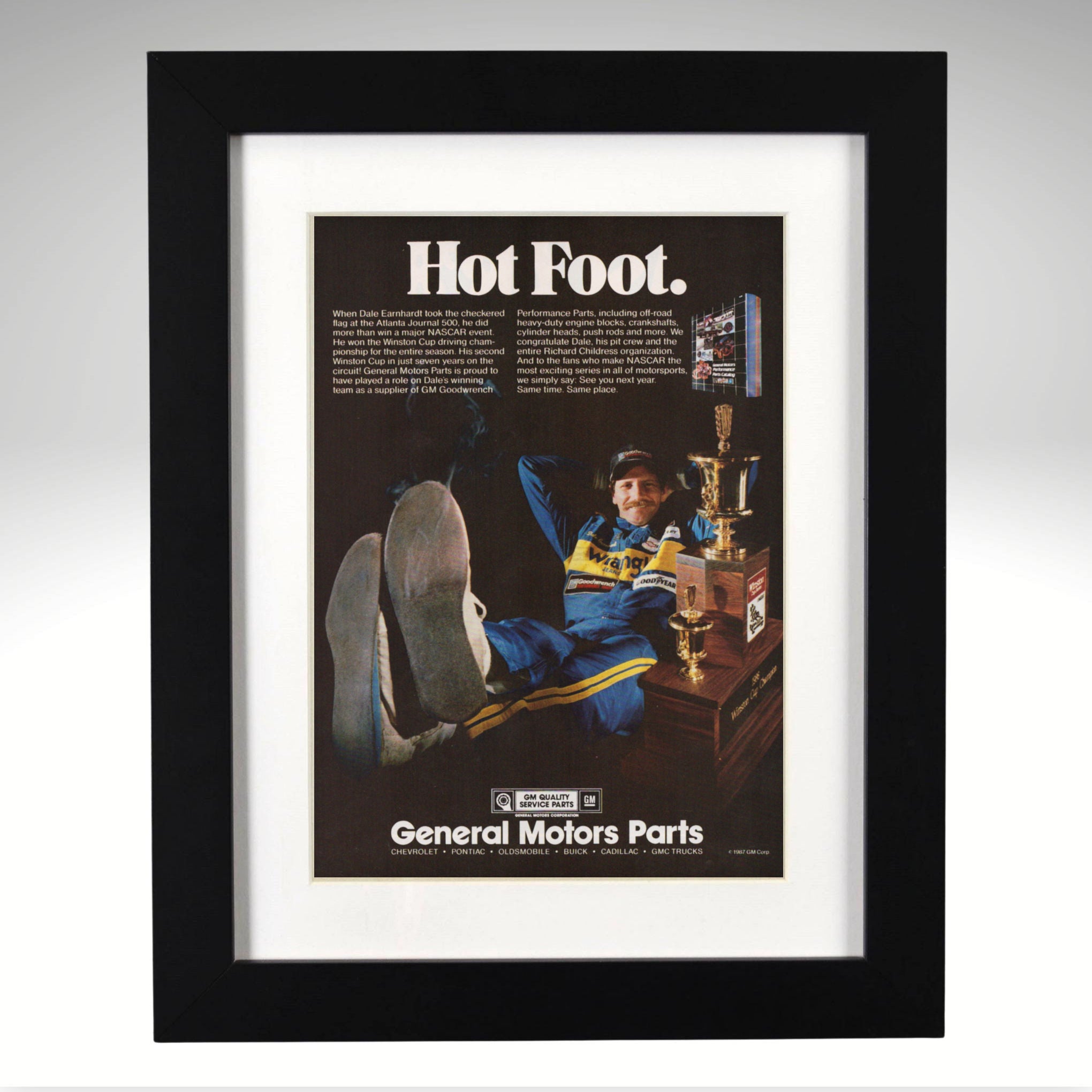 Vintage NASCAR wall art, Racing posters & Ads – Vintage Art Garage