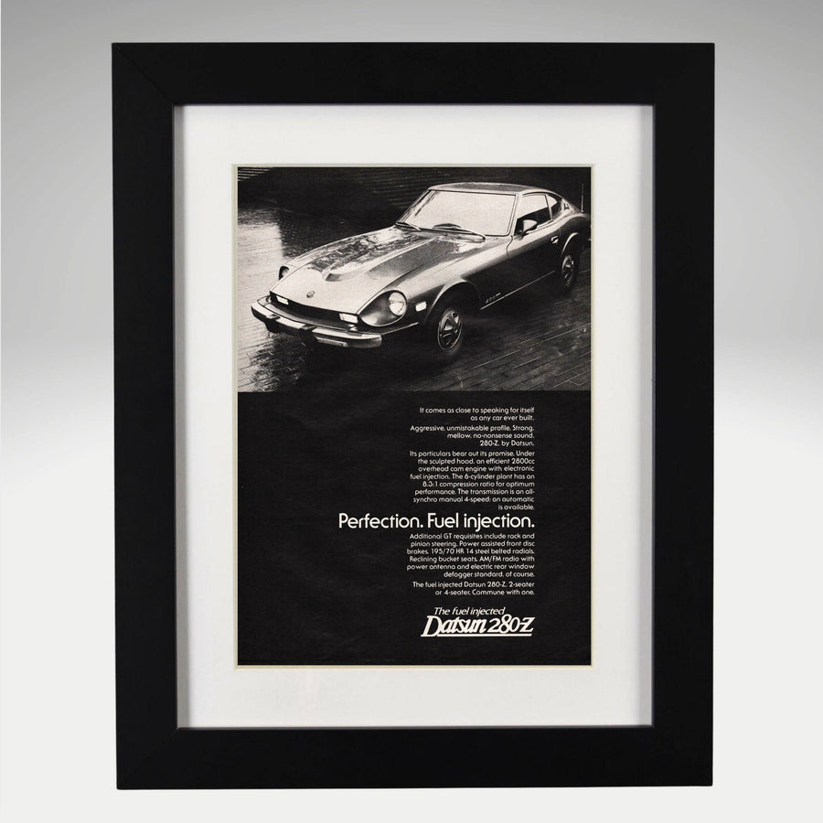datsun-280z-vintage-car-ad-framed-print-12x15