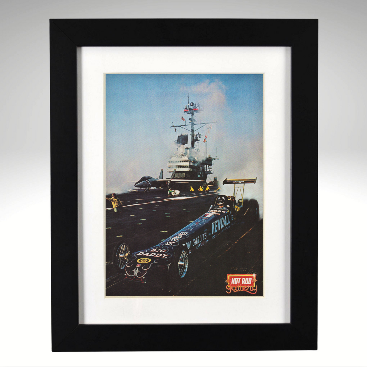 1980 Don Garlits Swamp Rat XXII USS Ranger framed print