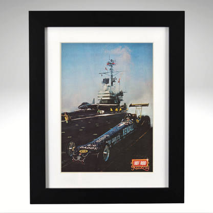 1980 Don Garlits Swamp Rat XXII USS Ranger framed print
