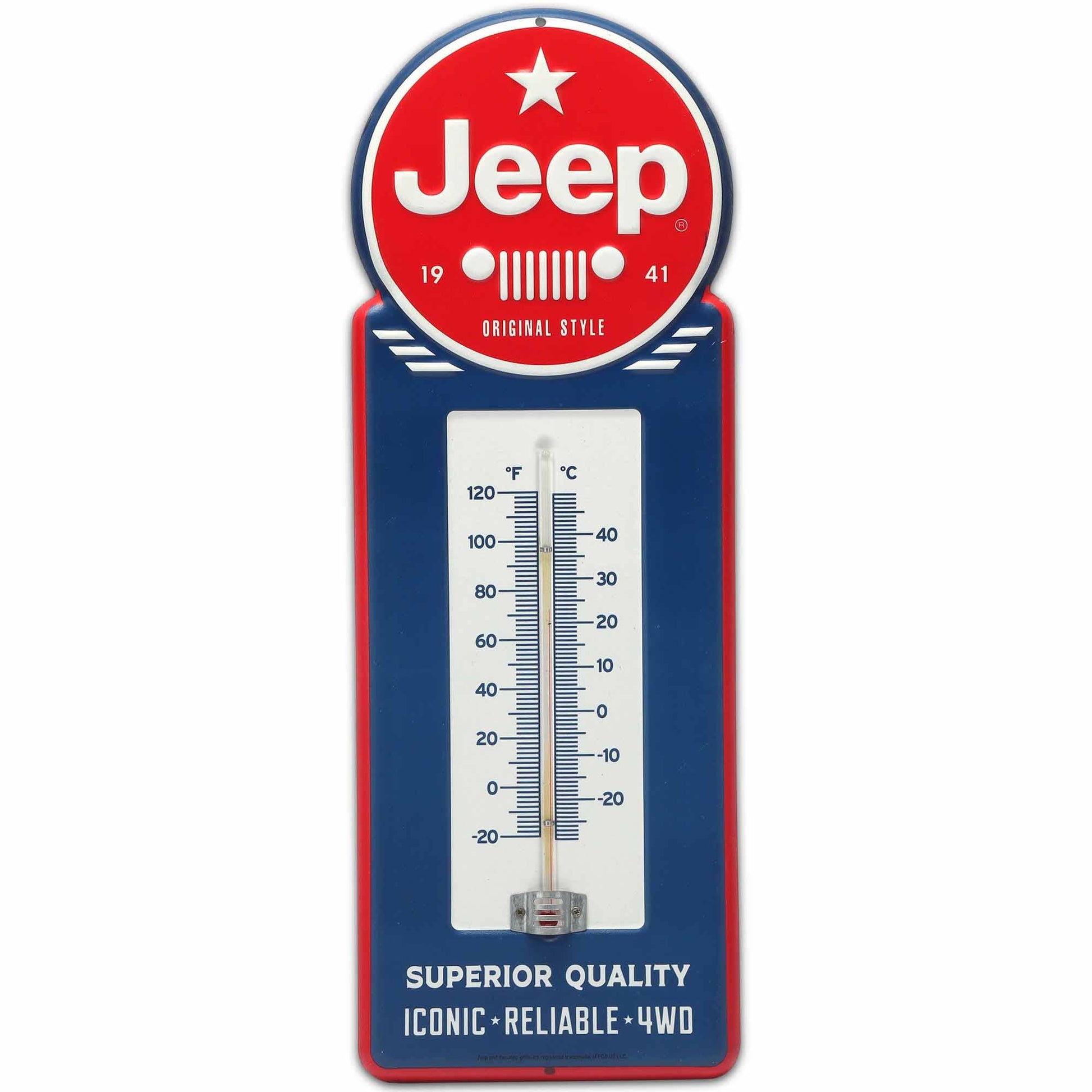 Jeep Superior Quality Wall Thermometer