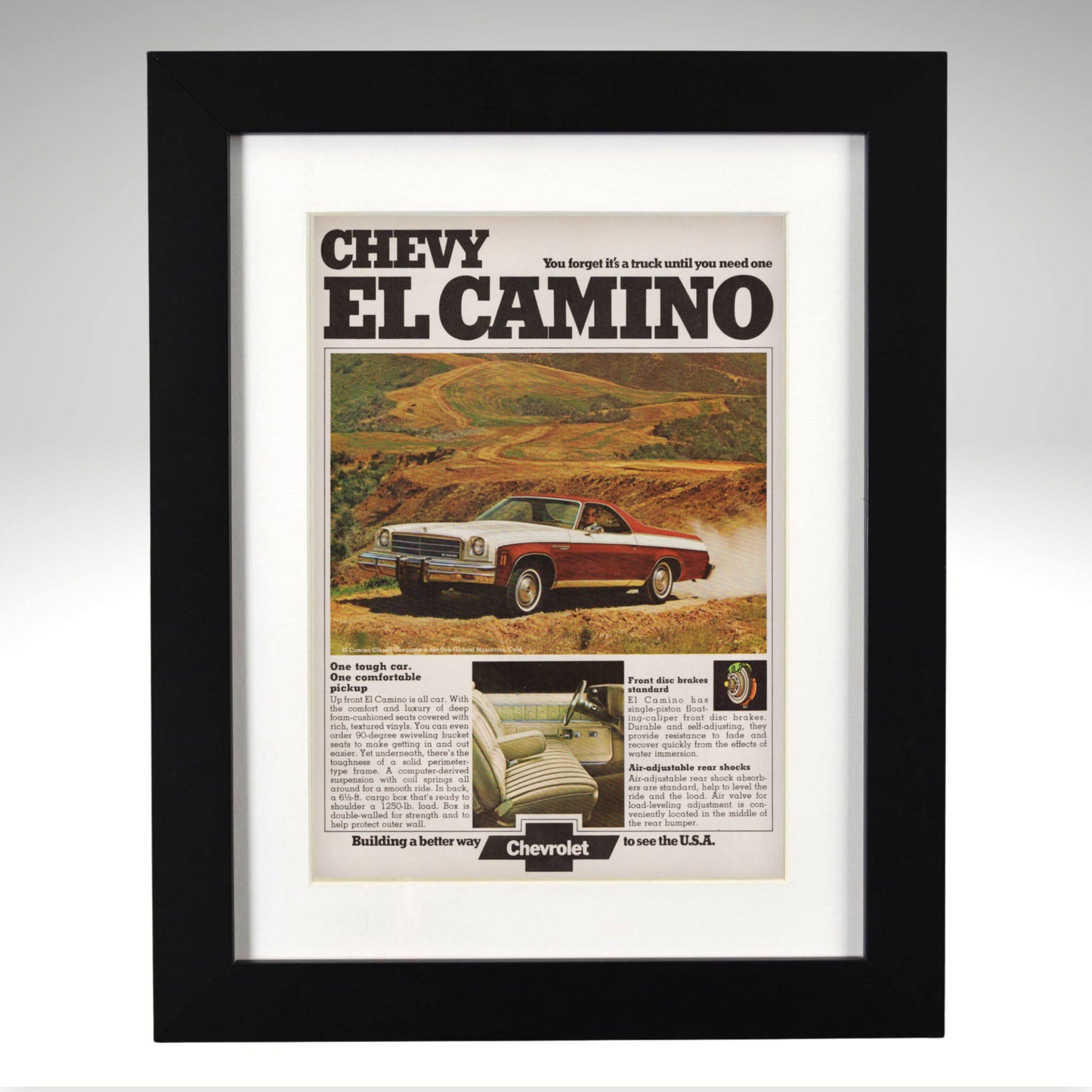 1973-chevy-el-camino-vintage-ad-framed-print-pickup-wall-art