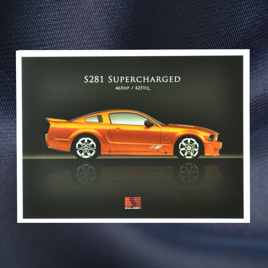 Saleen Mustang S281 Supercharged brochure cover – 2006-07 limited edition