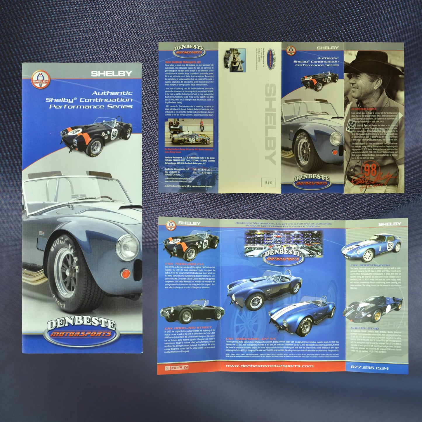 DenBeste Motorsports Cobra Pamphlet – Authentic Shelby Continuation Series