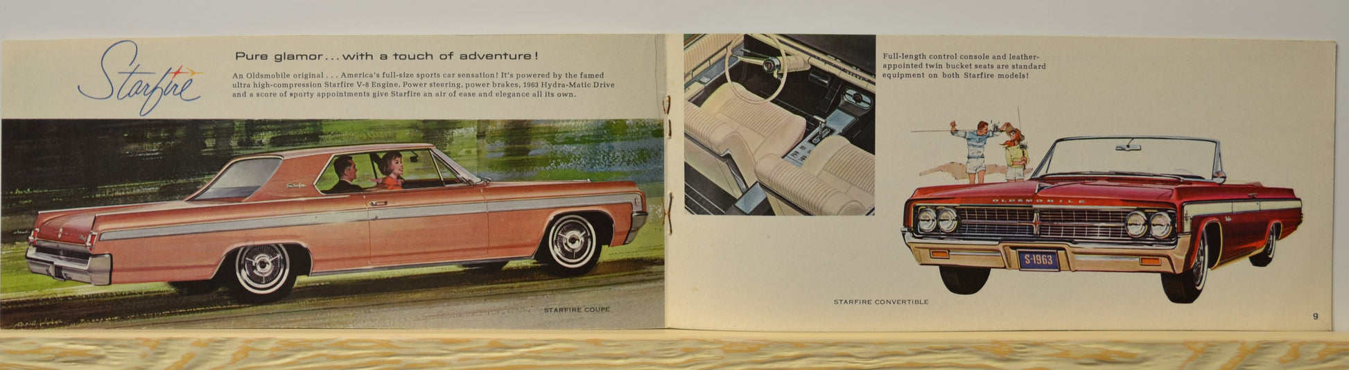 Starfire coupe and convertible with interior details