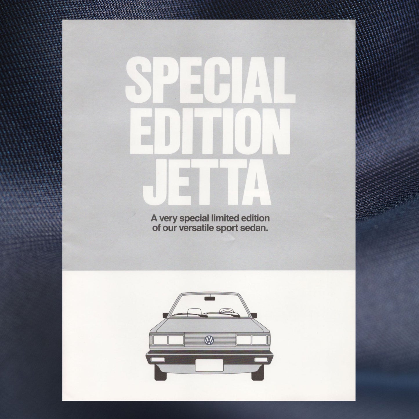 Volkswagen Special Edition Jetta brochure cover limited edition sedan
