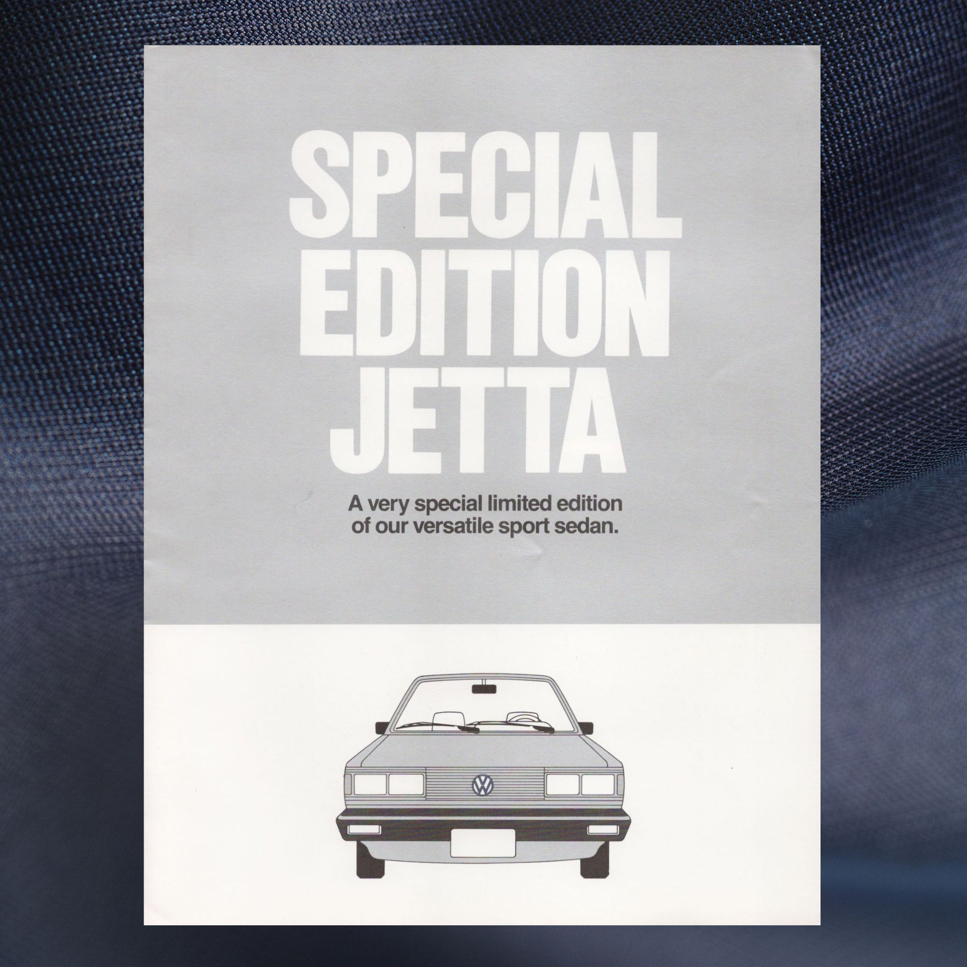 Volkswagen Special Edition Jetta brochure cover limited edition sedan