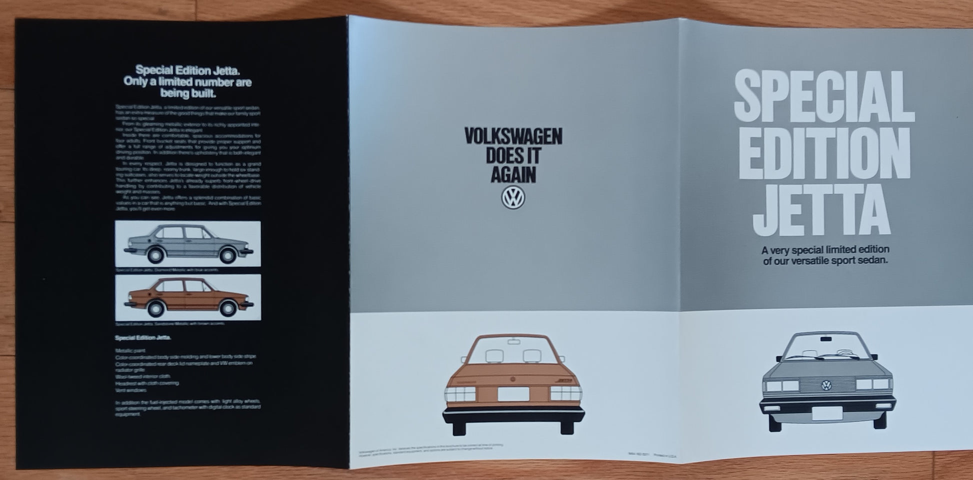 Volkswagen Special Edition Jetta brochure overview and feature panels