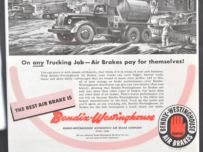 Vintage Truck Print Ad: 1940s Classic (Wall Art)