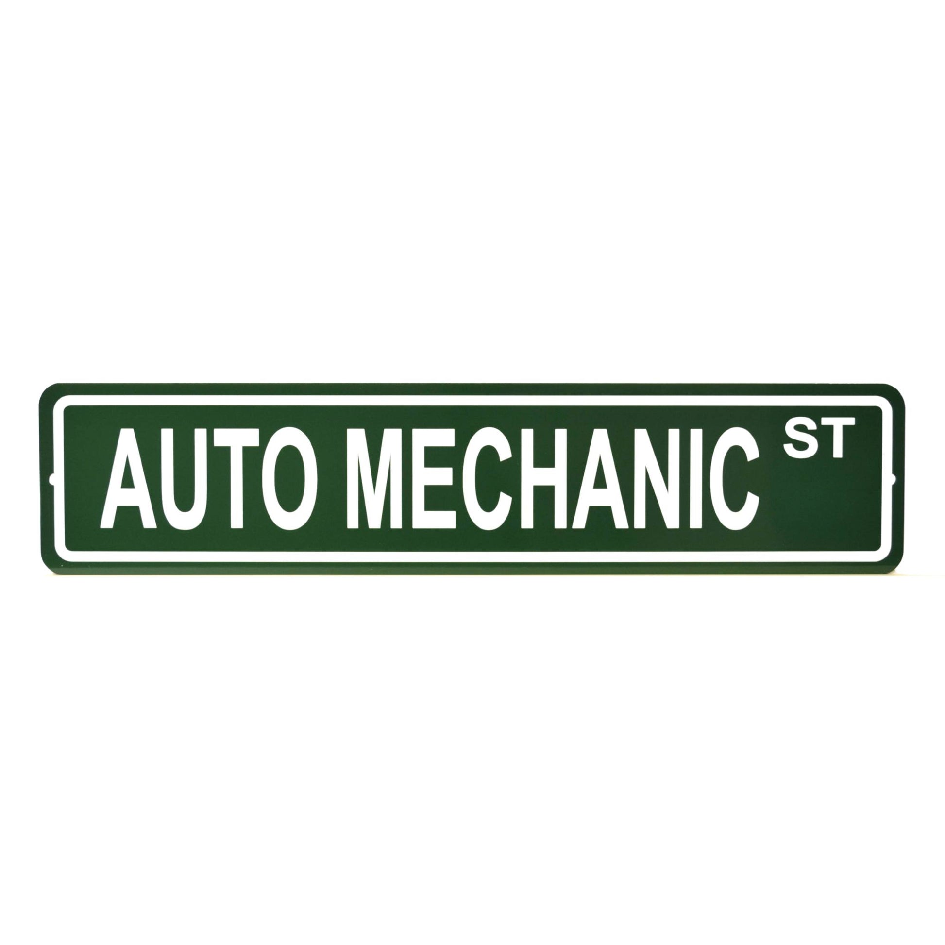 auto mechanic street sign