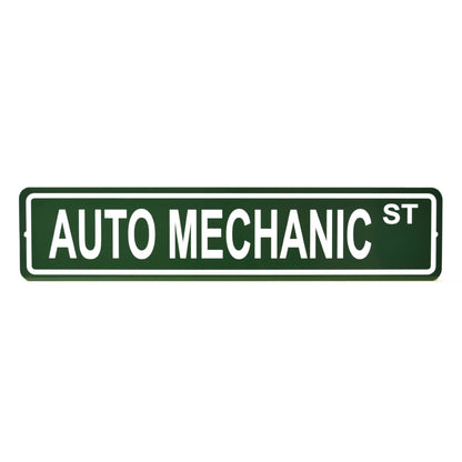 auto mechanic street sign