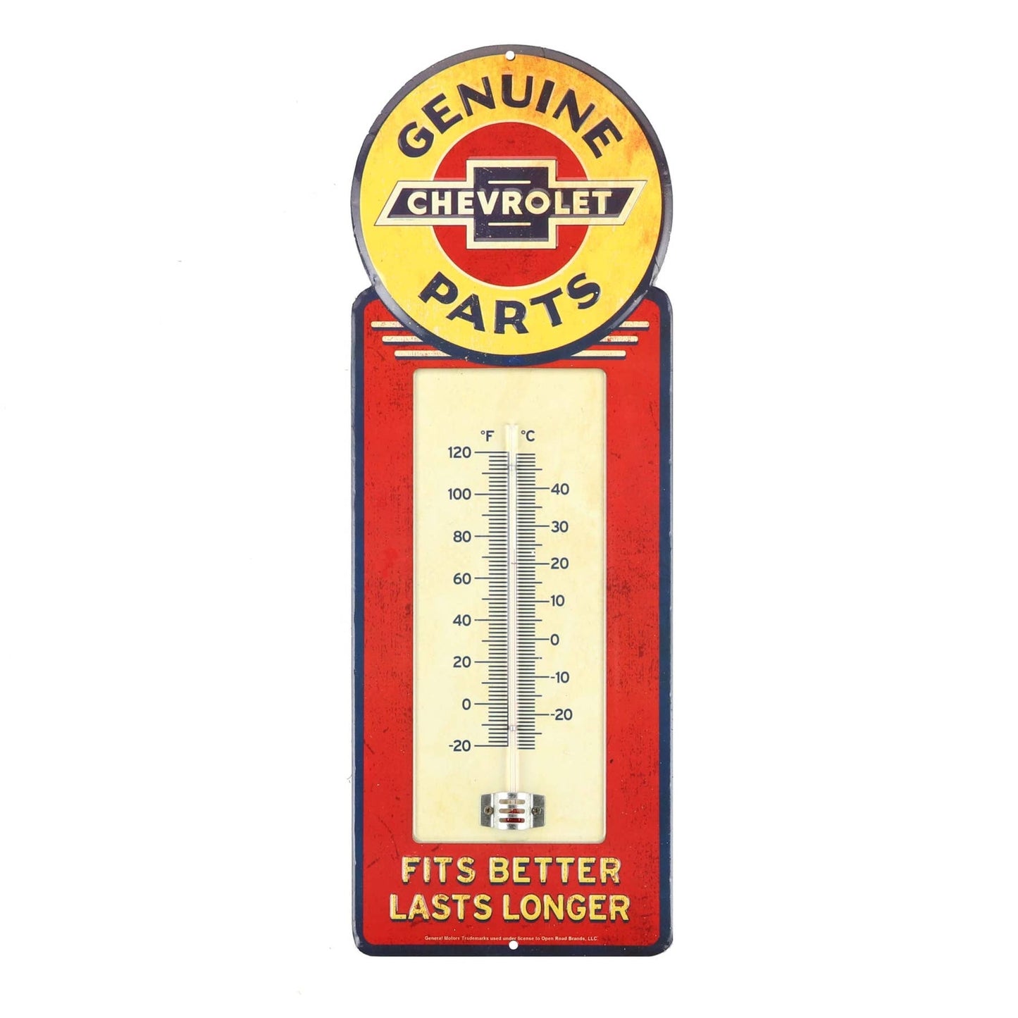 Chevrolet Genuine Parts Metal Wall Thermometer